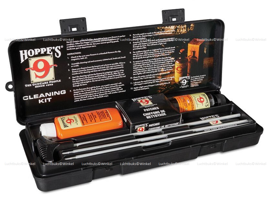 HOPPES  -  Schoonmaak Set  -  RIFLE CLEANING KIT  -  kaliber .30 - .32 / 8mm  -  Geweer